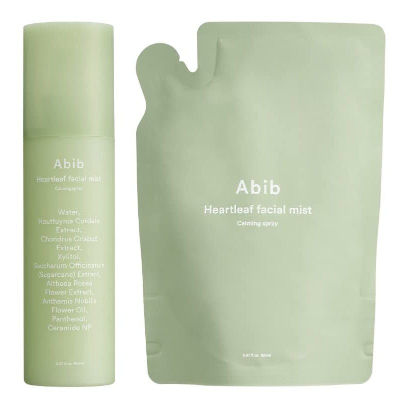 Heartleaf Facial Mist Calming Spray Set (150ml + 150ml Refill)