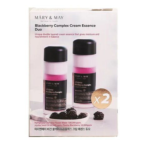 Vegan Blackberry Complex Cream Essence Duo (140ml x 2)