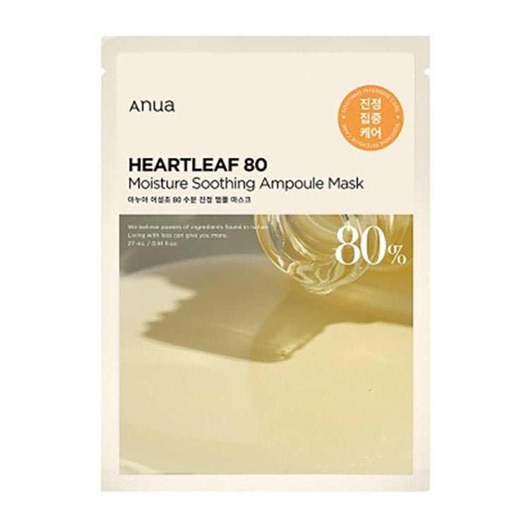 Heartleaf 80 Moisture Soothing Ampoule Mask 27ml