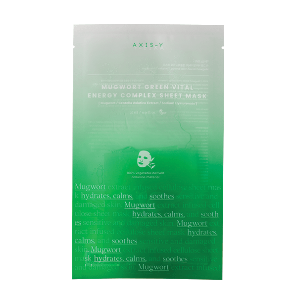 Mugwort Green Vital Energy Complex Sheet Mask 27ml