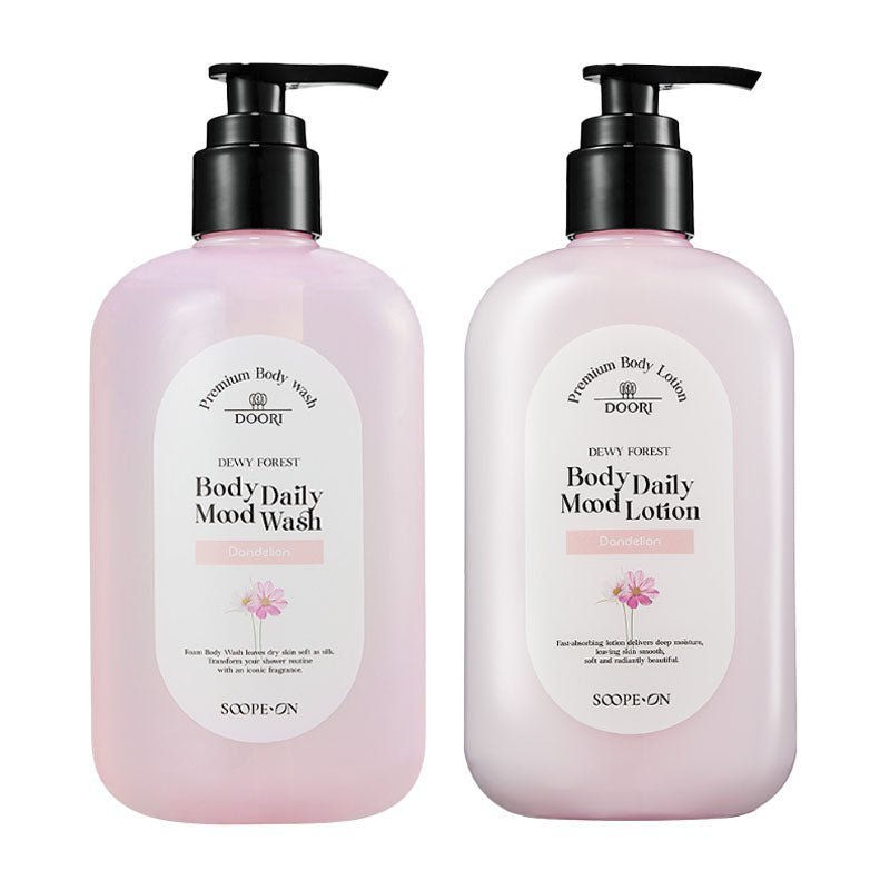 Soope On Body Daily Mood Wash & Lotion Set (Dandelion) 380ml