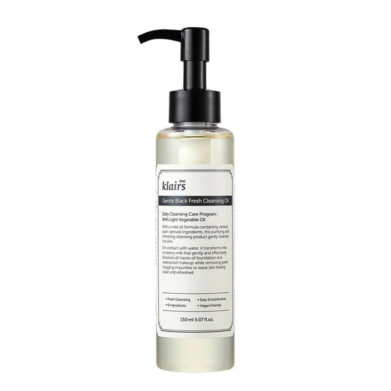 Gentle Black Fresh Cleansing Oil 150ml (No Box)