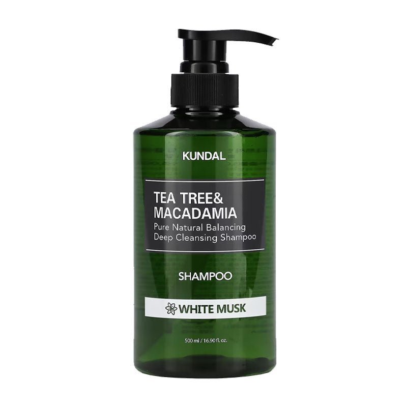 Tea Tree & Macadamia Pure Natural Balancing Deep Cleansing Shampoo 500ml - Image 3