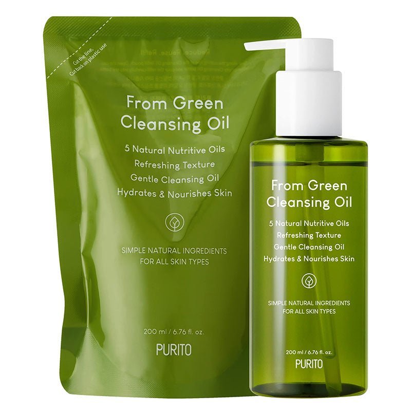 From Green Cleansing Oil Refill Set 200ml x 2
