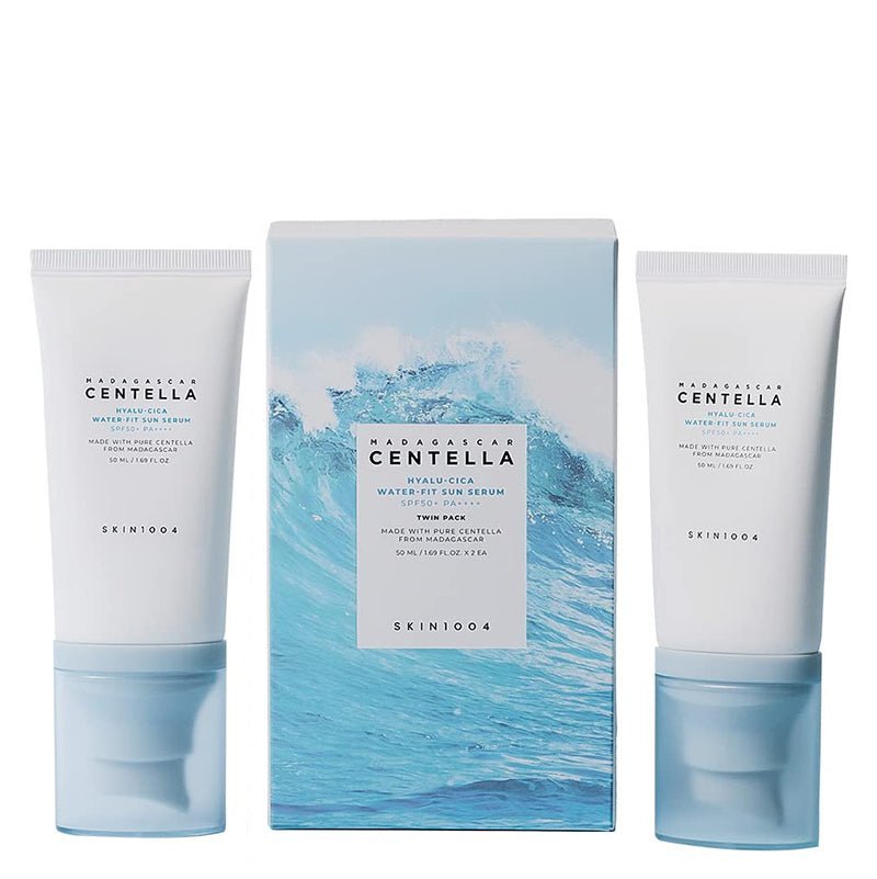Madagascar Centella Hyalu-Cica Water-Fit Sun Serum Twin Pack (50ml x 2)