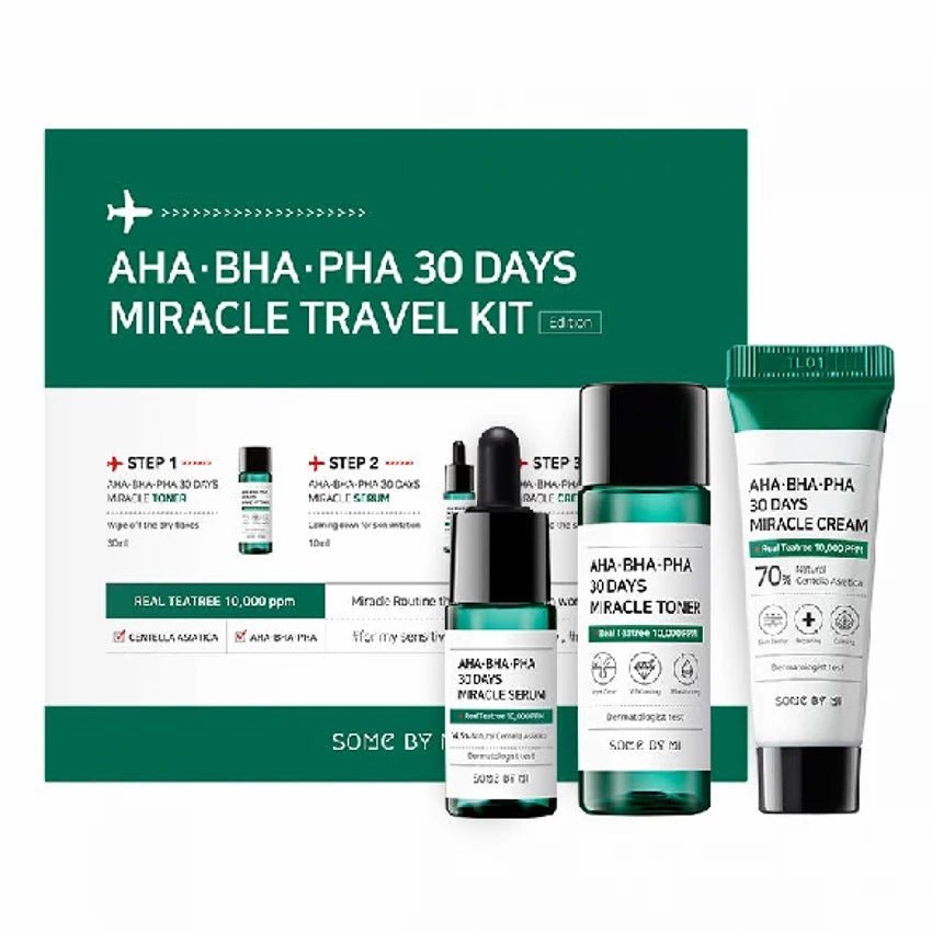 AHA BHA PHA 30 Days Miracle Travel Kit (3 Pcs) (EXP 04/08/2025)